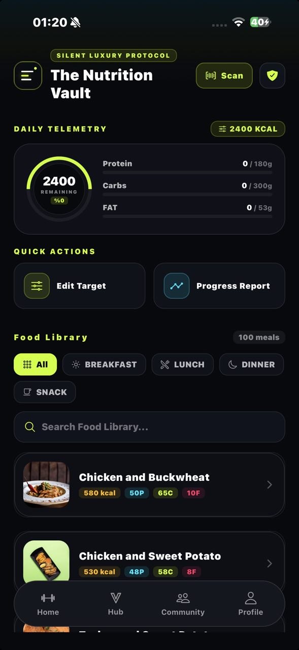 Gourmet Recipe Vault & Barcode Food Scanner
